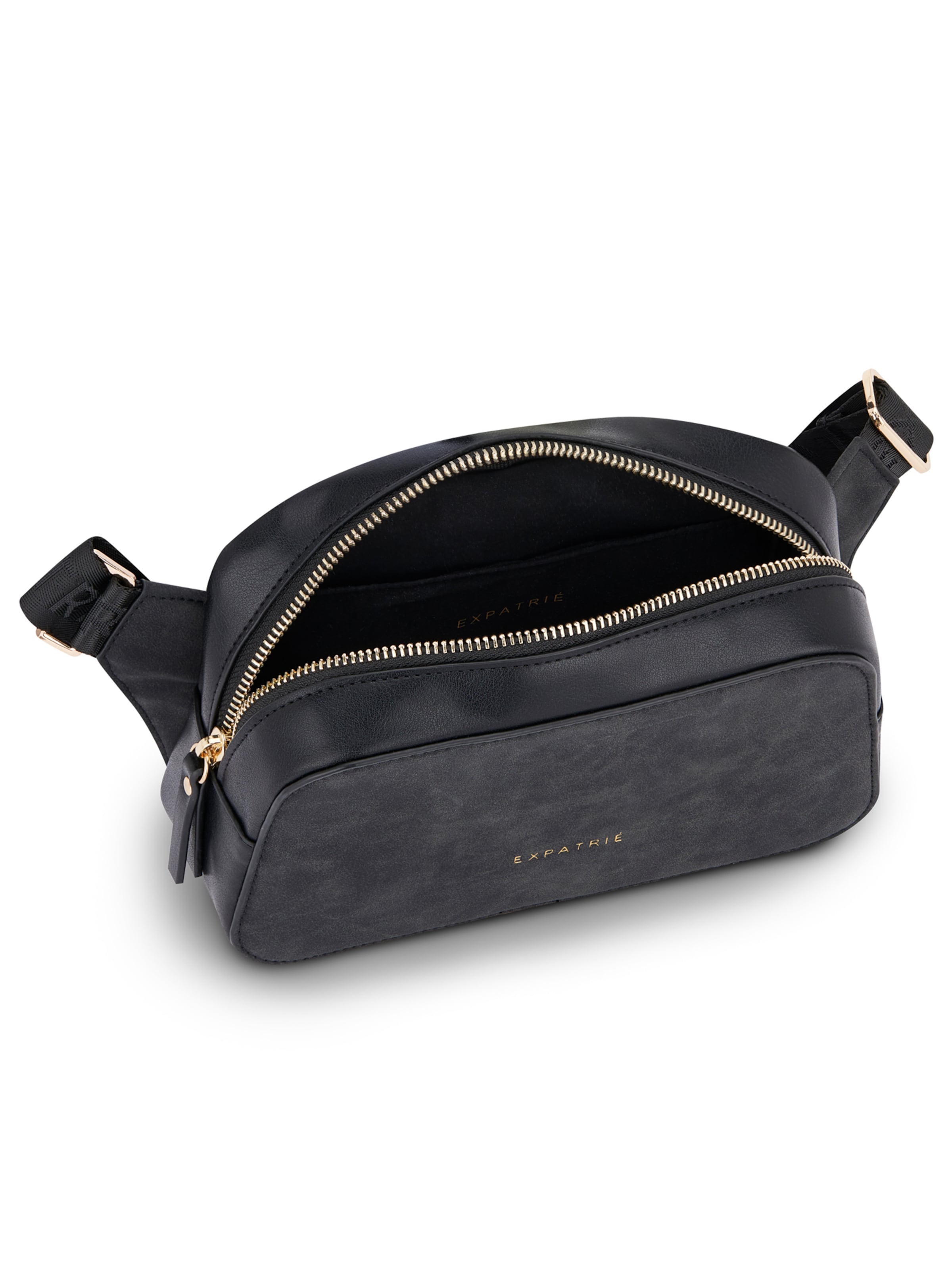 Expatrié - Bolso de hombro 'Fleur' en negro