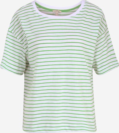 Tricou ESPRIT pe verde limetă / alb, Vizualizare produs