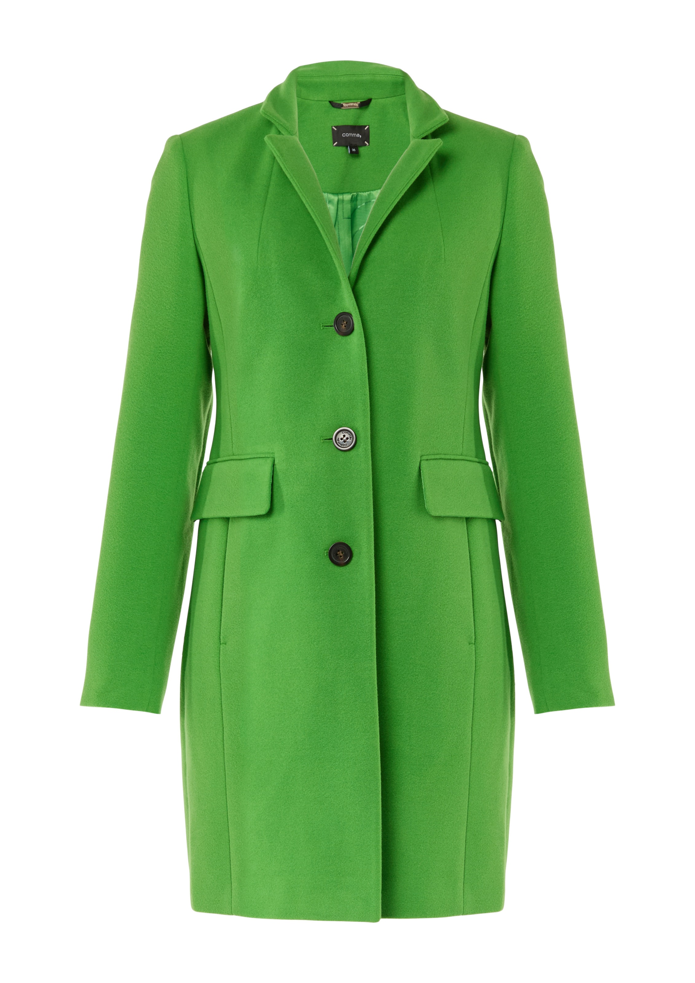 COMMA Tussenmantel in Groen: voorkant