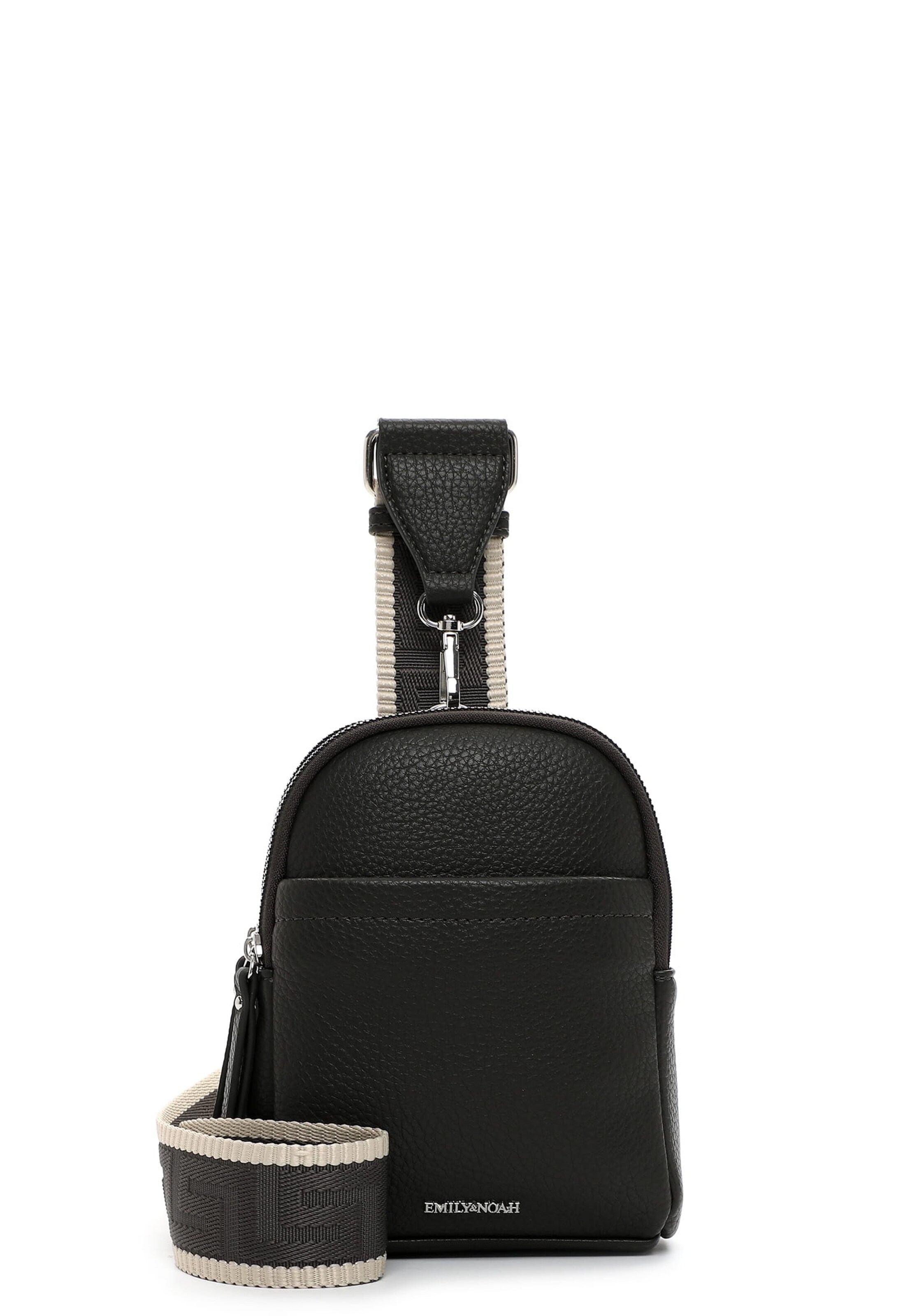 Emily & Noah Umhängetasche 'Elena' in Grau: Vorderseite