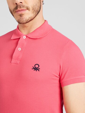 UNITED COLORS OF BENETTON Poloshirt in Pink
