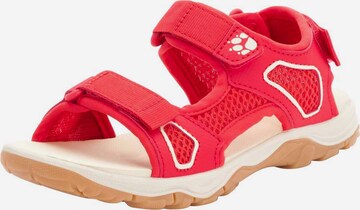 JACK WOLFSKIN Sandals 'Taraco' in Red