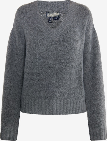 Pull-over DreiMaster Vintage en gris : devant