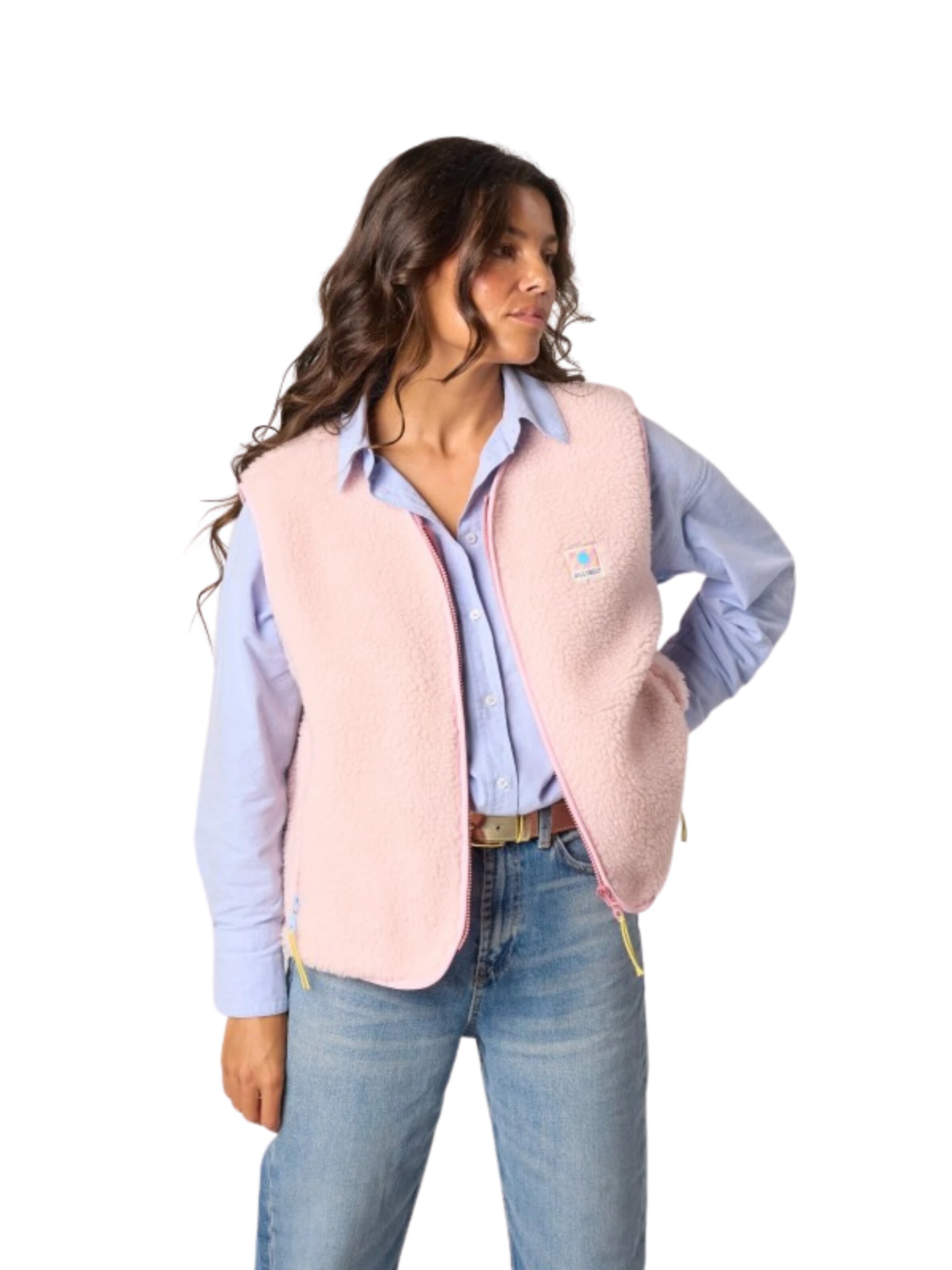Billybelt Vest 'Sherpa Weste' in Pink