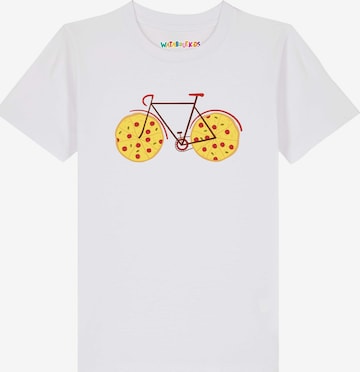 T-Shirt watabout.kids en blanc : devant