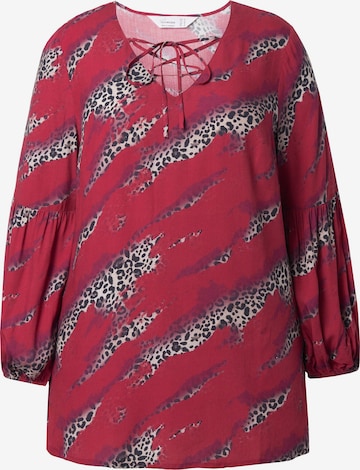 MIAMODA Blouse in Red: front