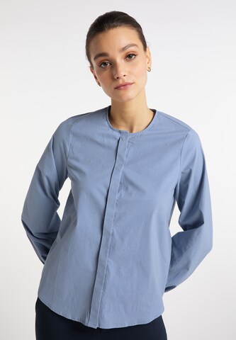 DreiMaster Klassik Bluse in Blau