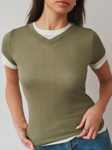 T-shirt Next en vert : devant