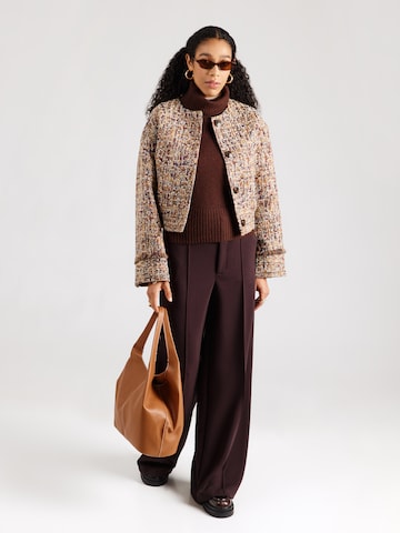 VILA ROUGE EDIT Свитер 'ROUCLEO' в Коричневый