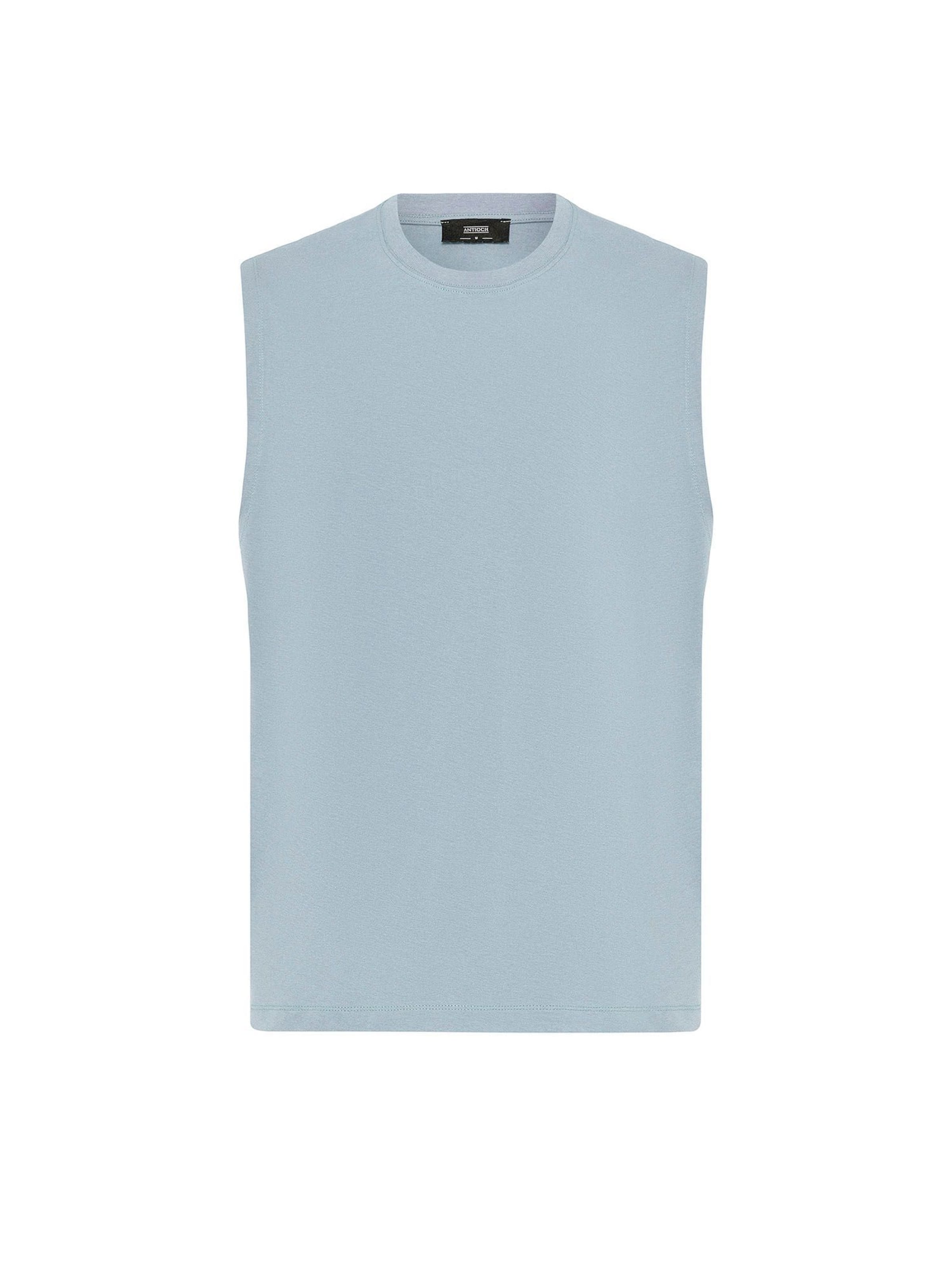 Antioch Top in Blau: Vorderseite