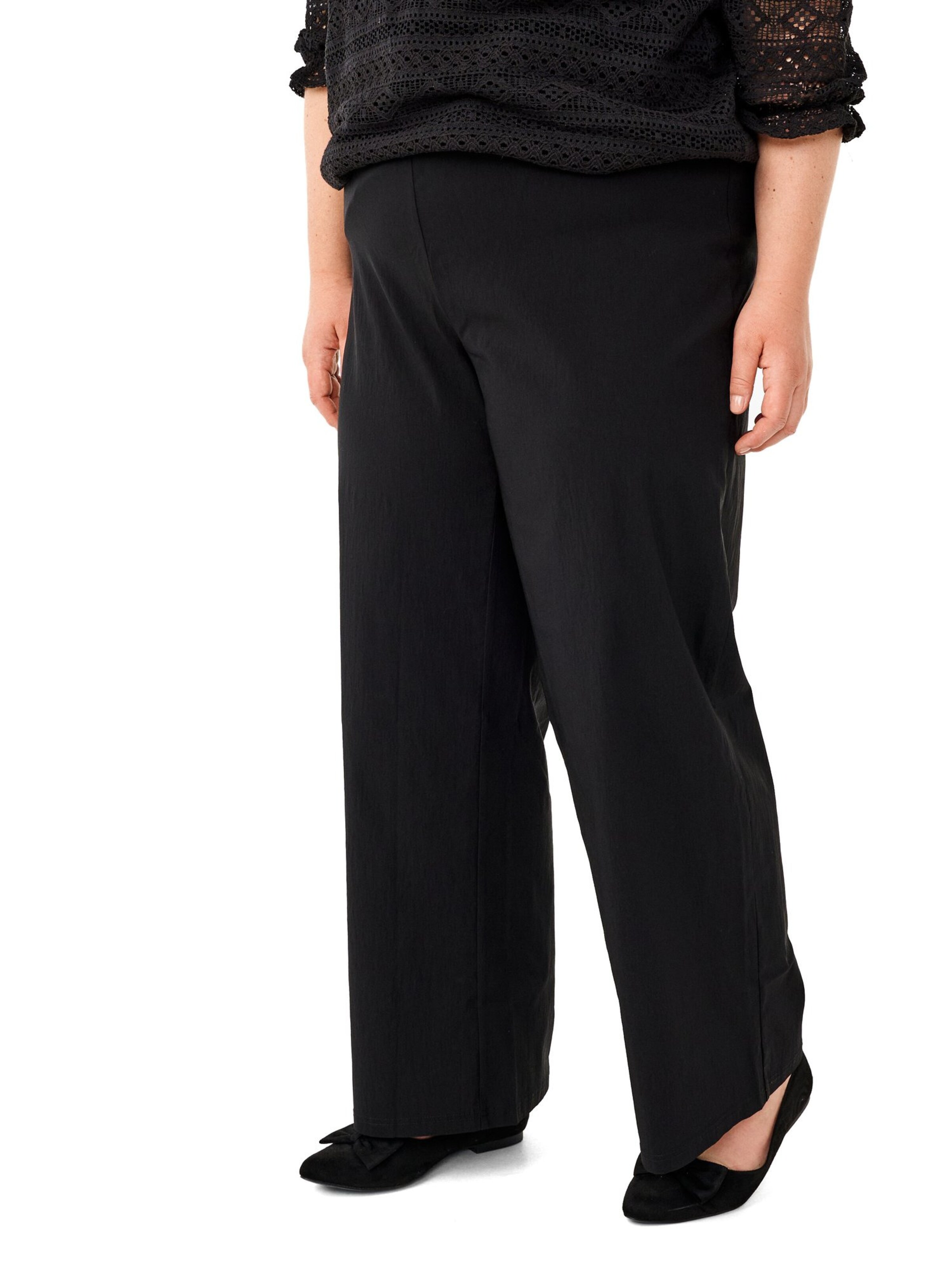Regular Pantalon 'Jeva' Zizzi en noir