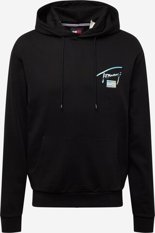 Tommy Jeans Sweatshirt in Black: front