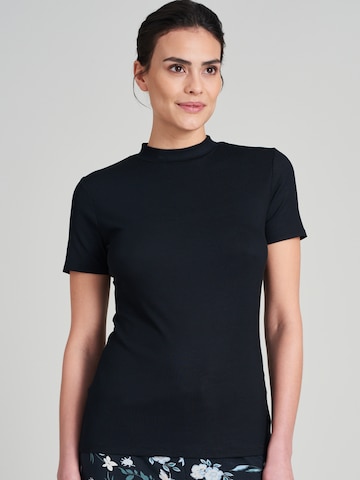 T-shirt 'Mix & Relax' SCHIESSER en noir : devant