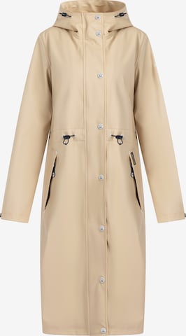 Manteau fonctionnel Schmuddelwedda en beige : devant