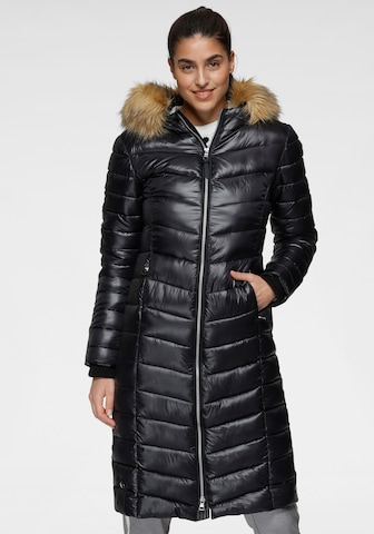 ALPENBLITZ Winter Coat in Black: front