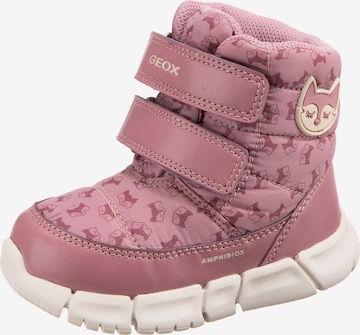 GEOX Snow Boots 'Flexyper' in Pink: front
