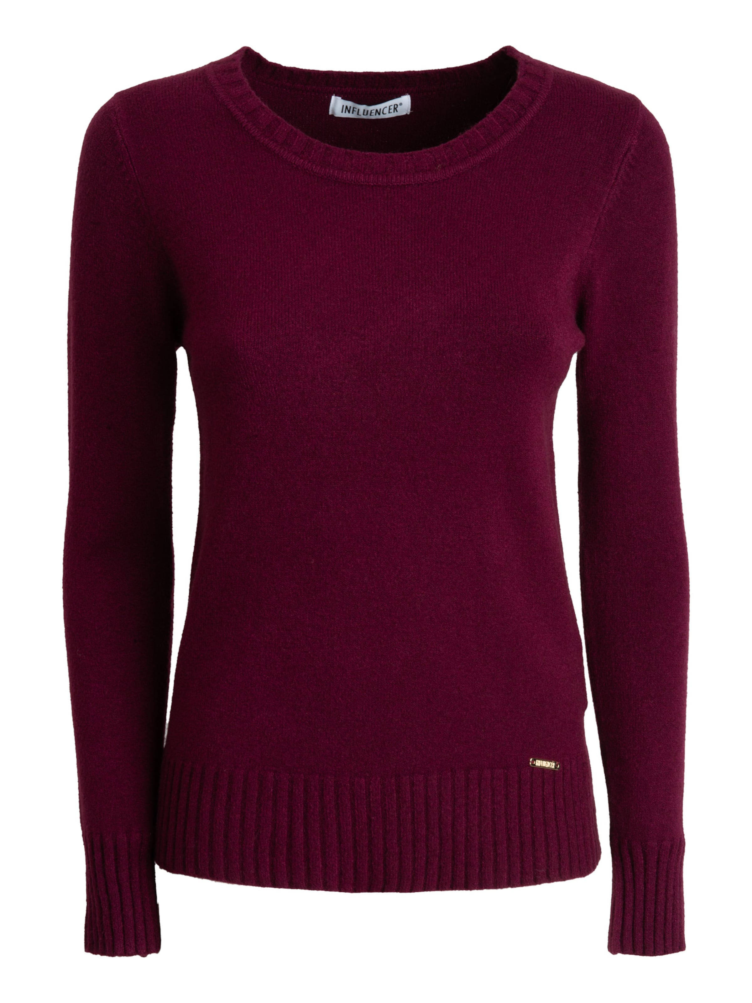 Influencer Pullover in Lila: Vorderseite