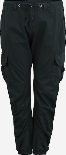 Urban Classics Big & Tall Pantalon cargo en vert foncé, Vue avec produit