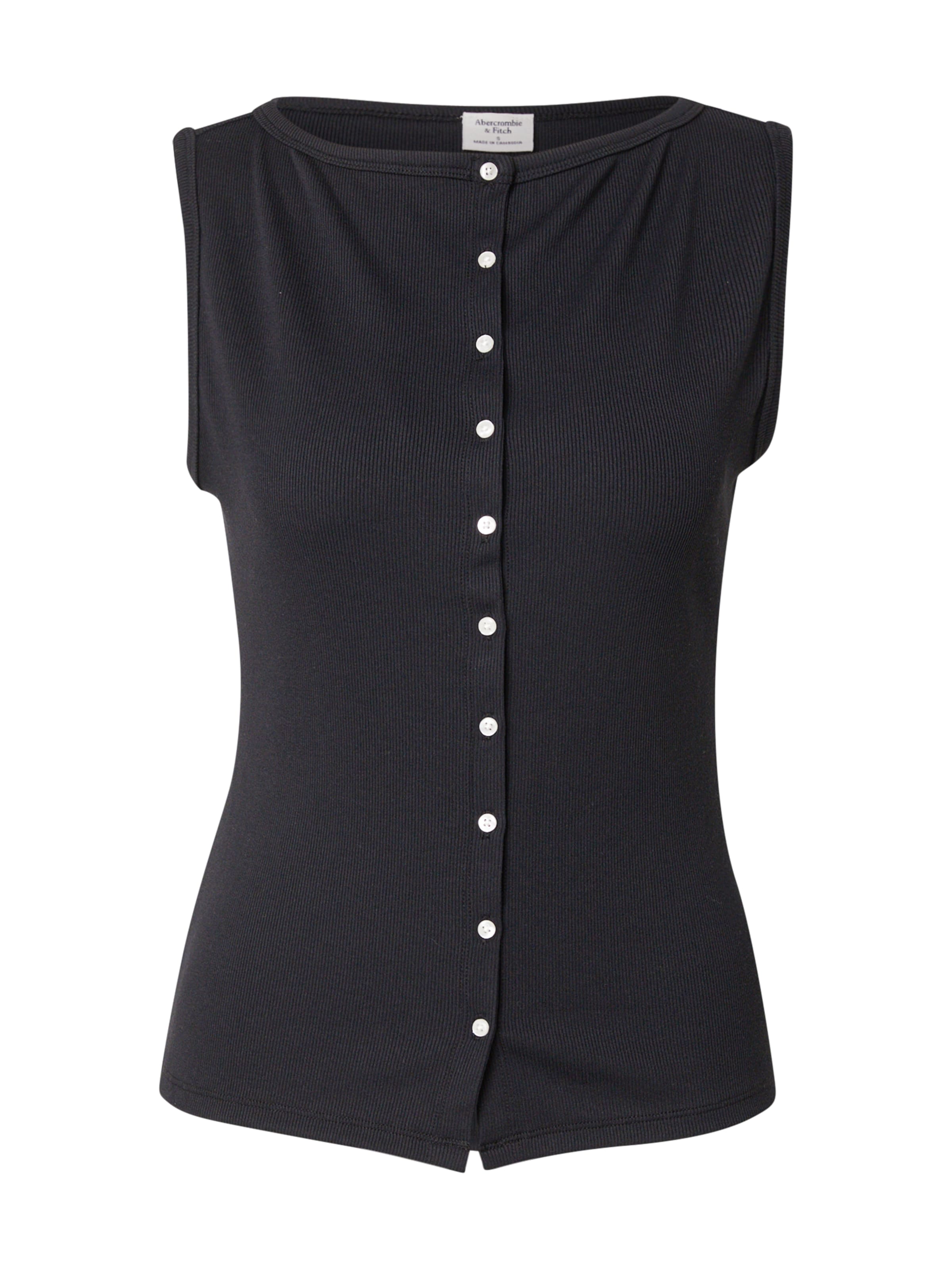 Abercrombie & Fitch Τοπ σε μαύρο: μπροστά