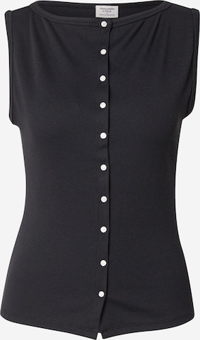 Abercrombie & Fitch Toppi värissä musta: etupuoli