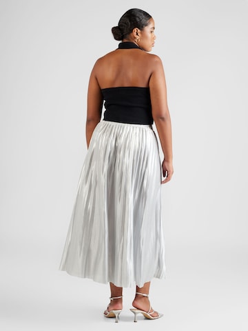 ONLY Carmakoma Skirt 'Hailey' in Silver