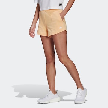 ADIDAS SPORTSWEAR Regular Sportbroek 'Terry' in Oranje: voorkant