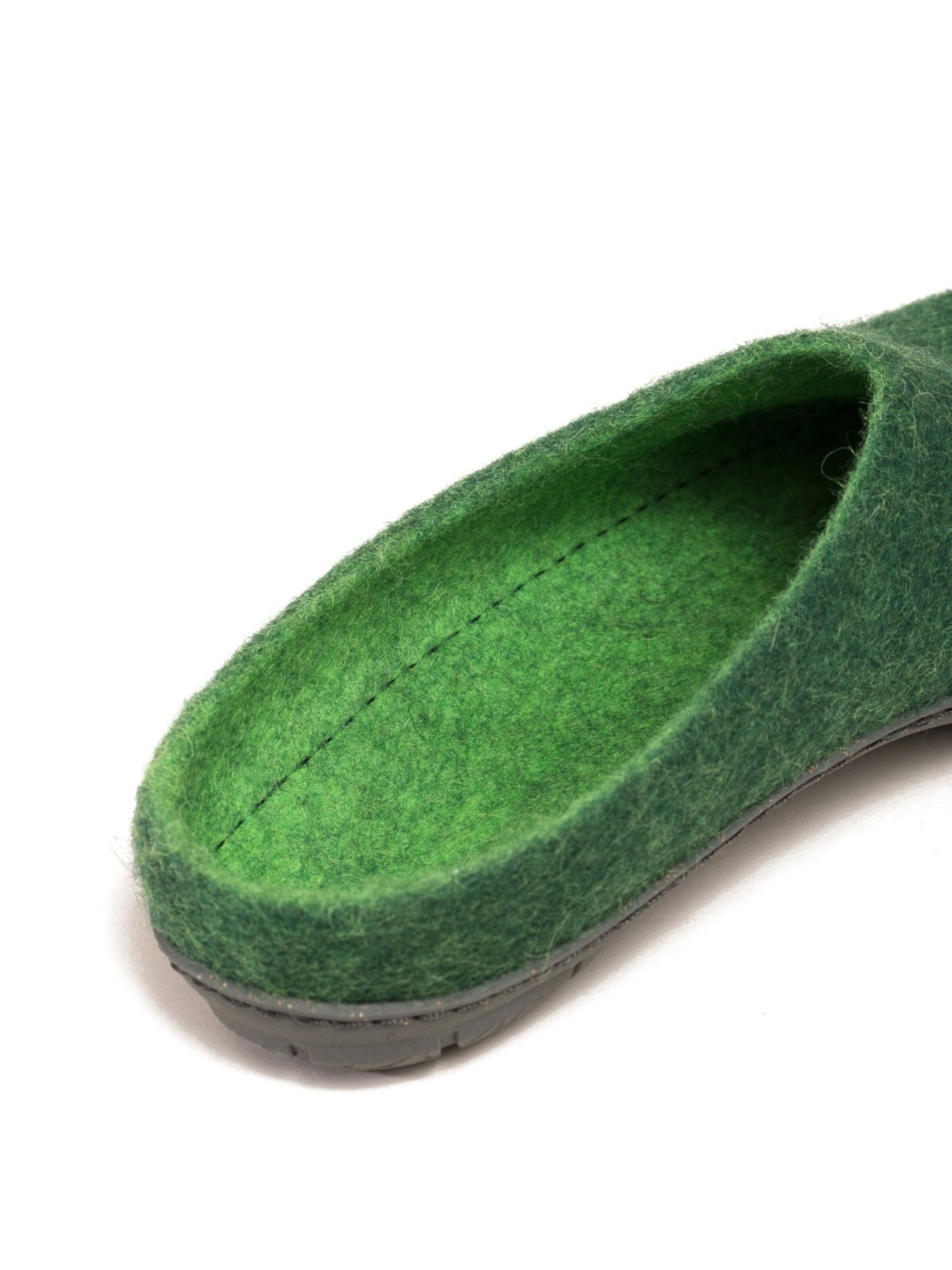 MagicFelt Slippers 'Filzpantoffel Magicfelt 736' in Green