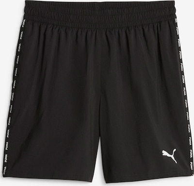 PUMA Sports trousers in Black / Off white, Item view