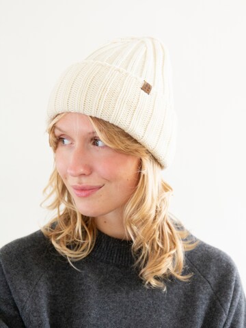 KOPYTO Mütze 'GULO' in Beige: Vorderseite