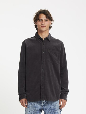 Coupe regular Chemise 'Zander' Volcom en noir : devant