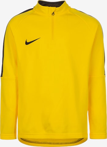 NIKE Athletic Sweatshirt 'Academy 18' in Yellow: front