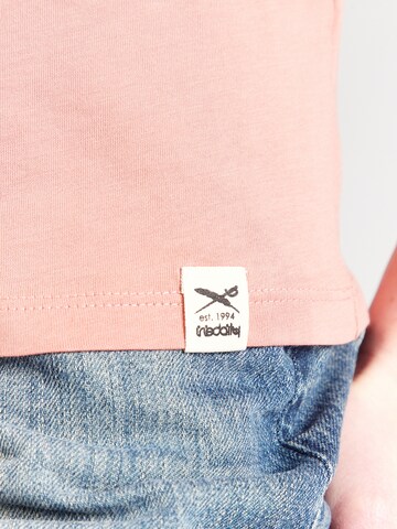 Tricou 'Peacy Ride' de la Iriedaily pe roșu