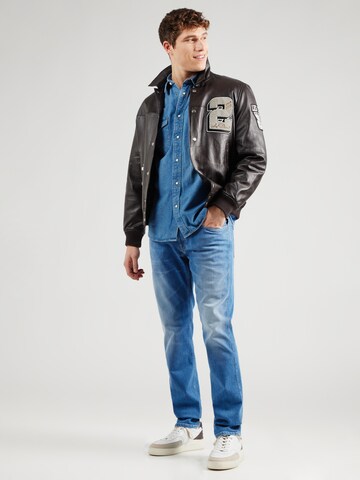 WRANGLER Средняя посадка Рубашка 'WESTERN SHIRT' в Синий