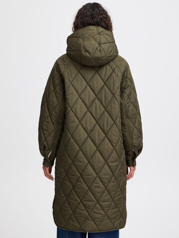 ICHI Between-seasons coat 'Hansa' in Green