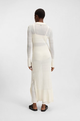 BOSS Knitted dress 'Flooney' in White