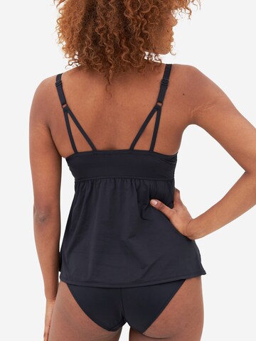 SugarShape T-shirt Bikini top 'Nizza' in Black