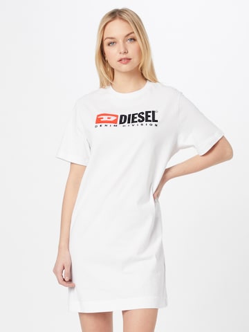 DIESEL - Vestido 'EGOR' en blanco: frente