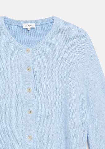 s.Oliver Knit cardigan in Blue: front