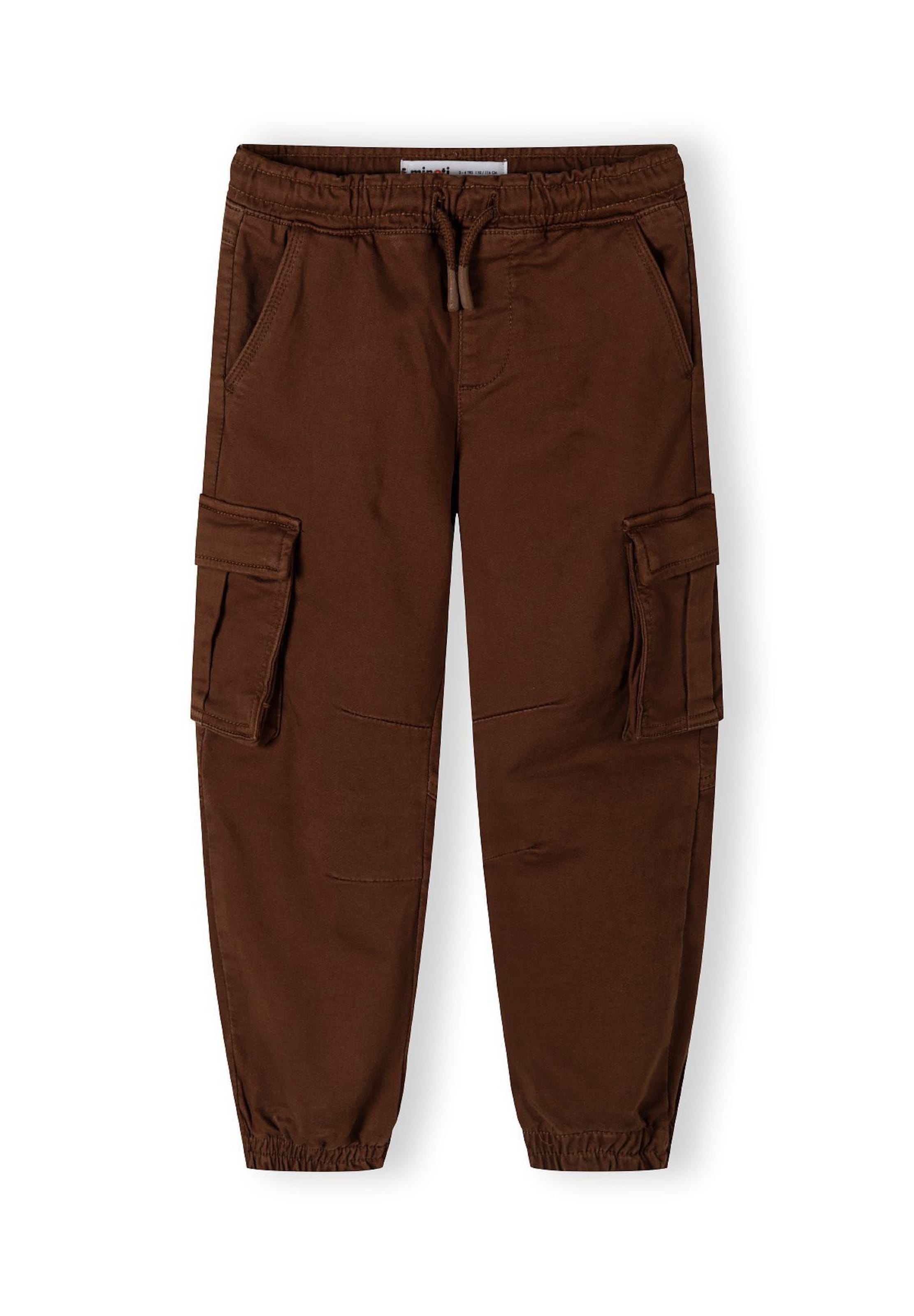 MINOTI - Tapered Pantalón en marrón: frente