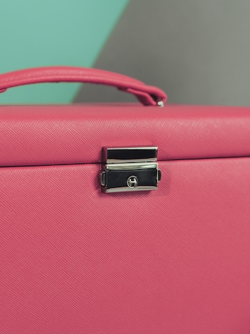 Friedrich23 Jewelry storage 'JOLIE Schmuckkästchen - Kreuznarben Optik' in Pink