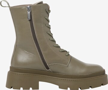 TAMARIS Lace-Up Ankle Boots in Green