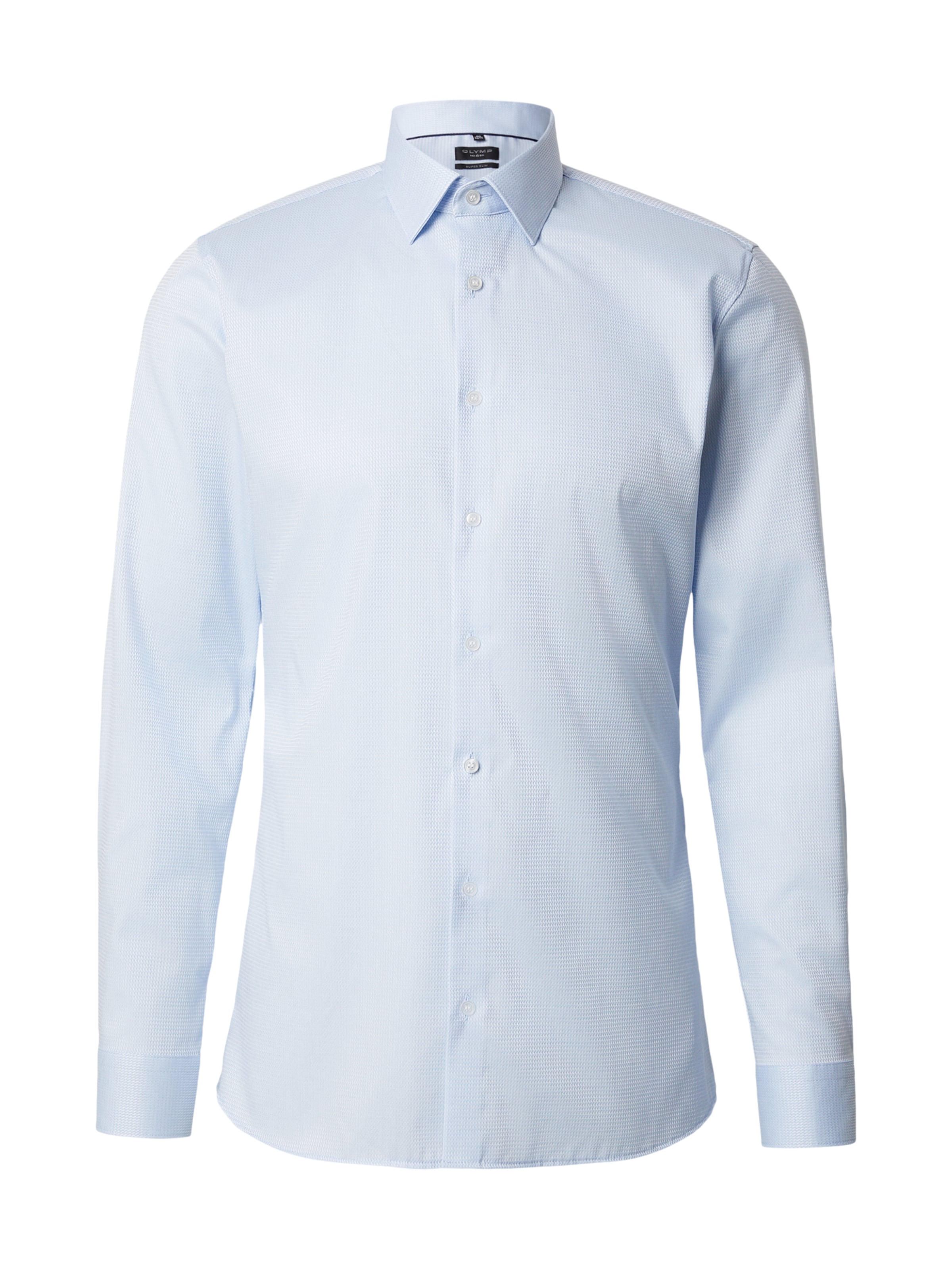 OLYMP Слим Деловая рубашка 'No 6' в Синий: спереди