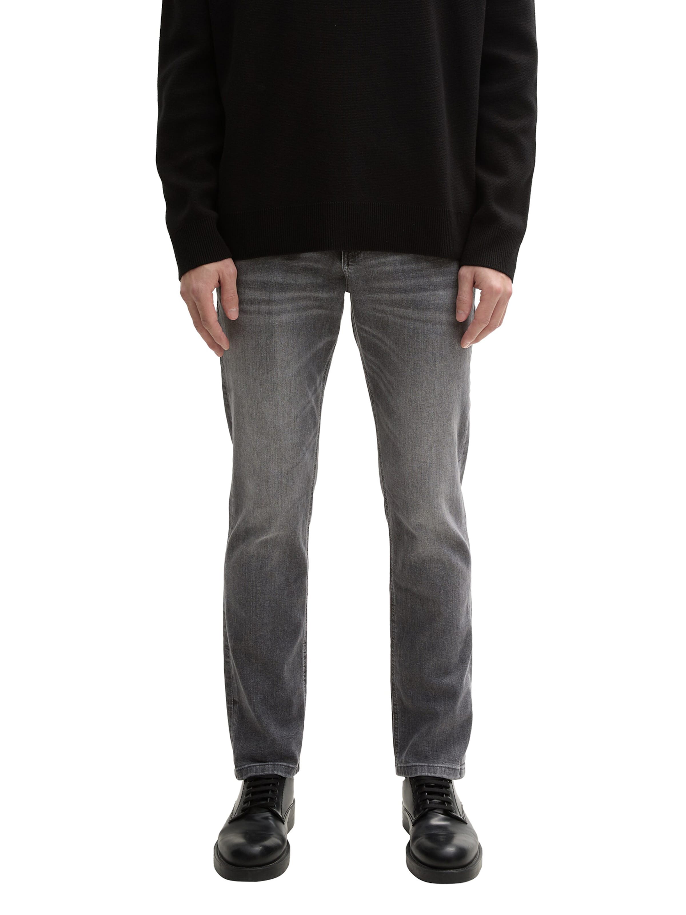 TOM TAILOR Slimfit Farkut 'Josh' värissä harmaa: etupuoli