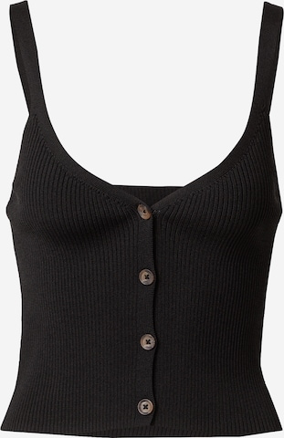 GUESS Knitted Top 'Diane' in Black: front