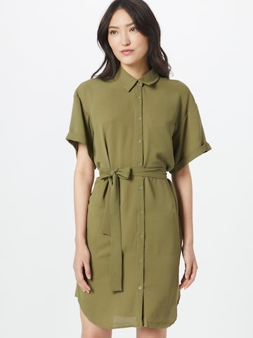 Robe-chemise Noisy may en vert : devant