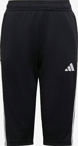 Slimfit Pantaloni sportivi 'Tiro 23' di ADIDAS PERFORMANCE in nero: frontale