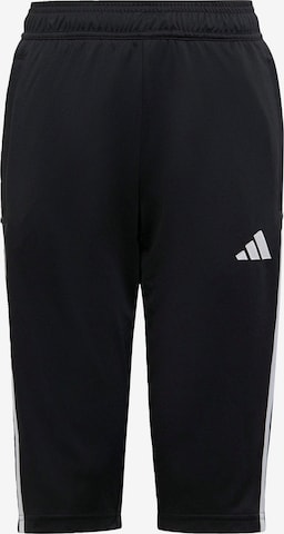 ADIDAS PERFORMANCE Slimfit Sportbroek 'Tiro 23' in Zwart: voorkant