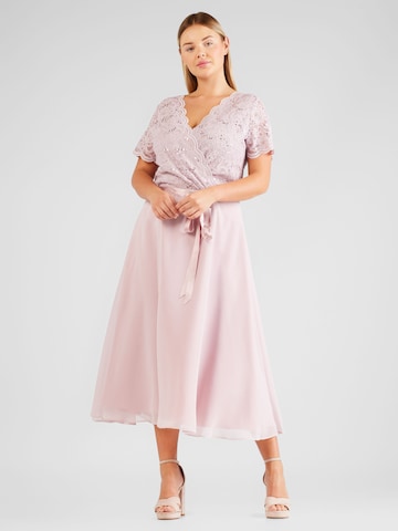 SWING Curve Cocktail dress in Pink: front