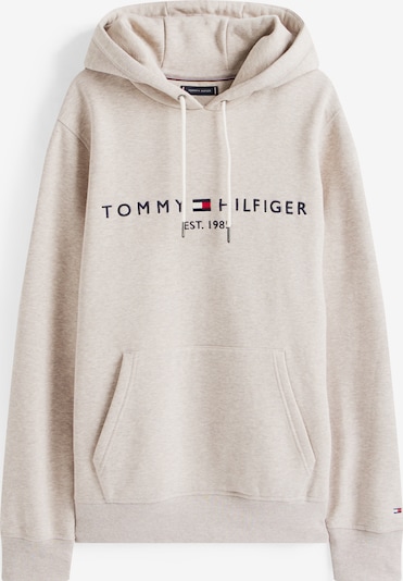 TOMMY HILFIGER Sweater majica u mornarsko plava / cappuccino / crvena, Pregled proizvoda