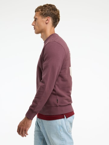CHASIN' Sweatshirt 'Toby Wave' in Lila